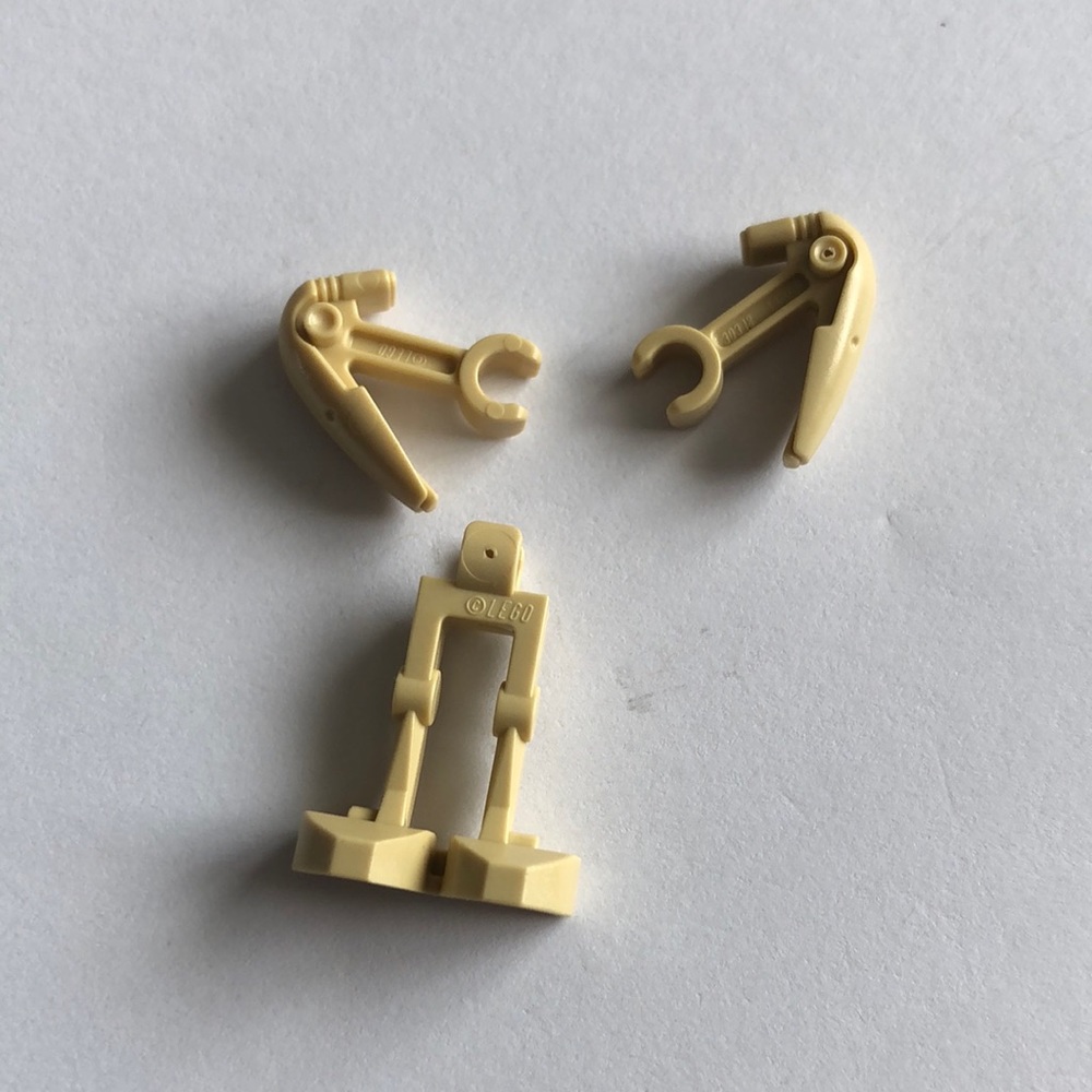 LEGO Star Wars battle drone parts Tan lego drone parts Star wars Lego drone